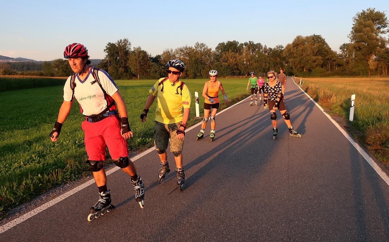 Plausch und Fitness Inline-Skaten im Reusstal