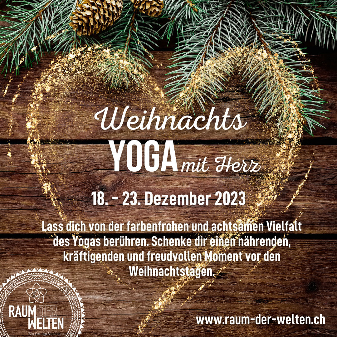 Weihnachts-Yoga mit Herz  瑞士国家旅游局