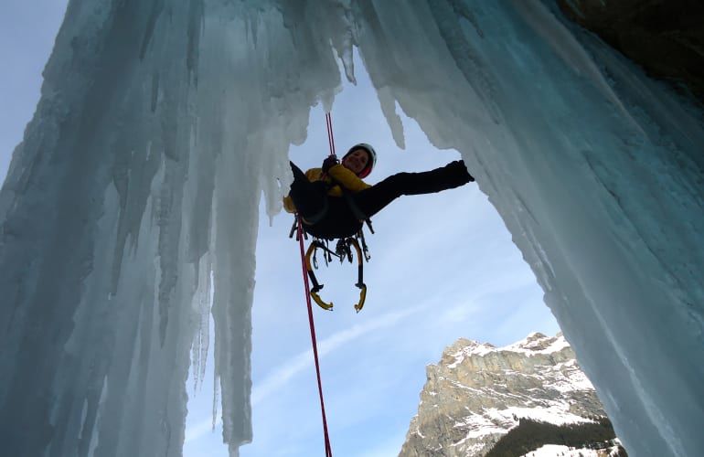 5d Ice fall climbing course in Kandersteg, Switzerland | Switzerland ...