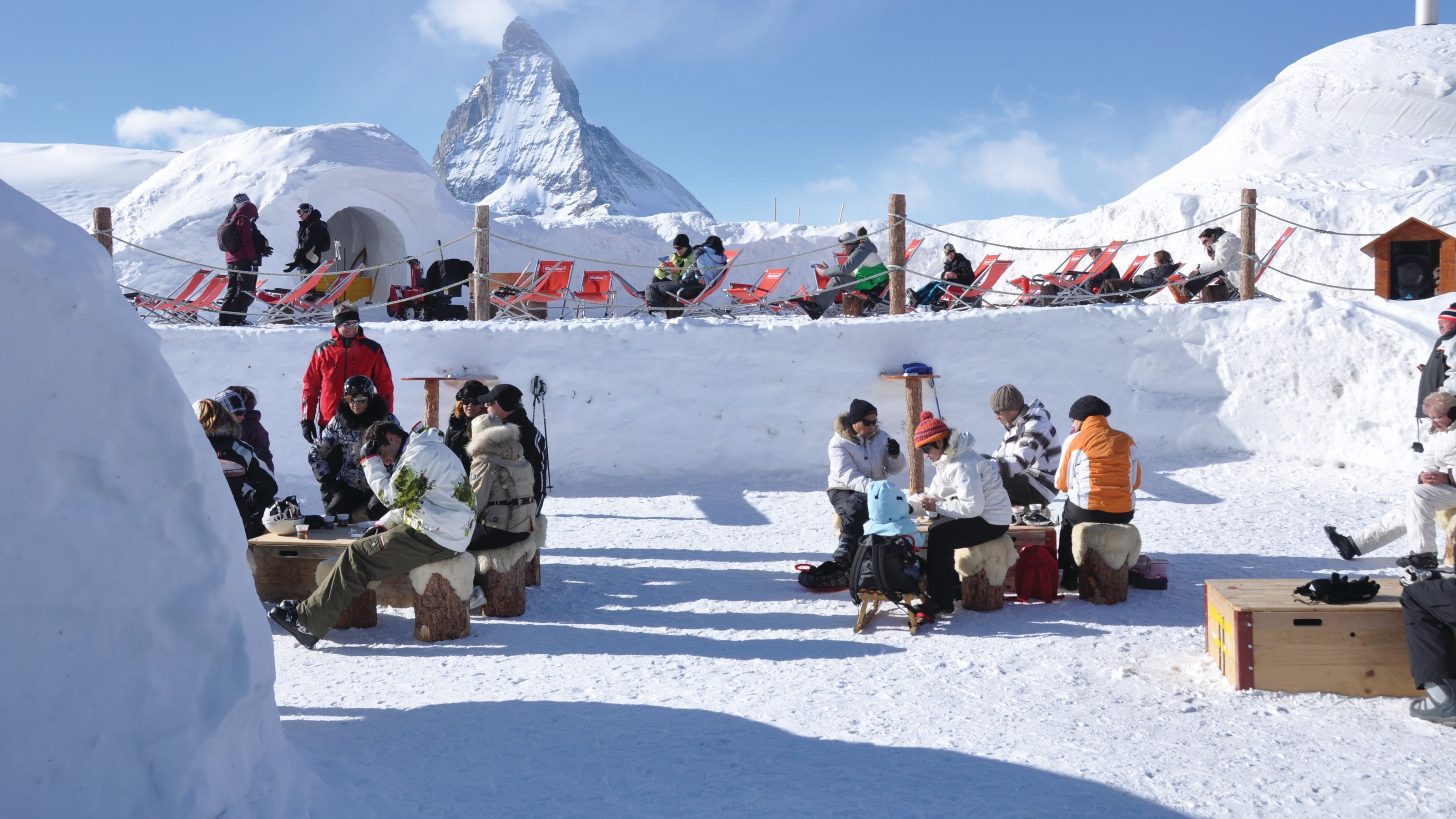 Igloo village Zermatt Switzerland Tourism