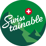 Label, Swisstainable, neutral, no region, mountain, Swiss cross/flag