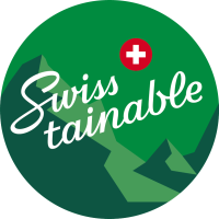 Label, Swisstainable, neutral, no region, mountain, Swiss cross/flag