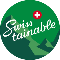 Label, Swisstainable, neutral, Keine Region, Berg, Schweizer Kreuz/ Fahne