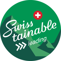Label, Swisstainable, Level 3, leading, Zuerich Region, Berg, Schweizer Kreuz/ Fahne