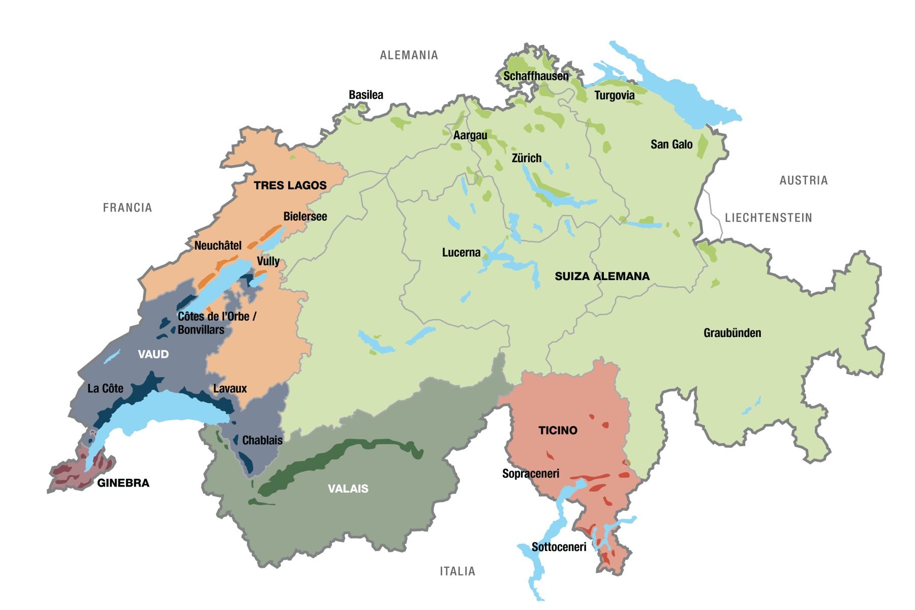 Karte Weintourismus, Ninguna región, Otoño, Vino, Agricultura 
