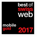 Best of Swiss Web 2017 Mobile Gold