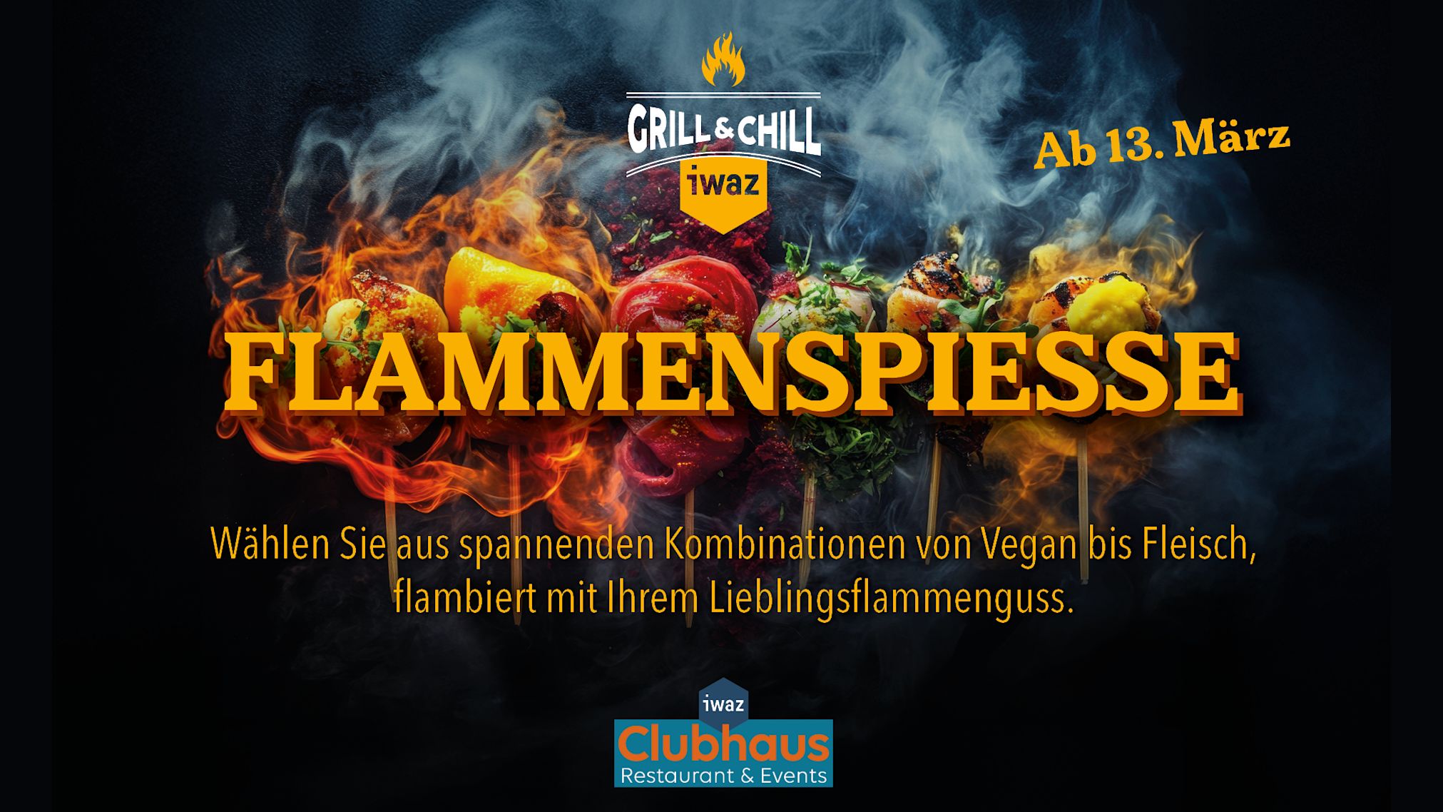 Flammenspiesse - das heisse Essvergnügen